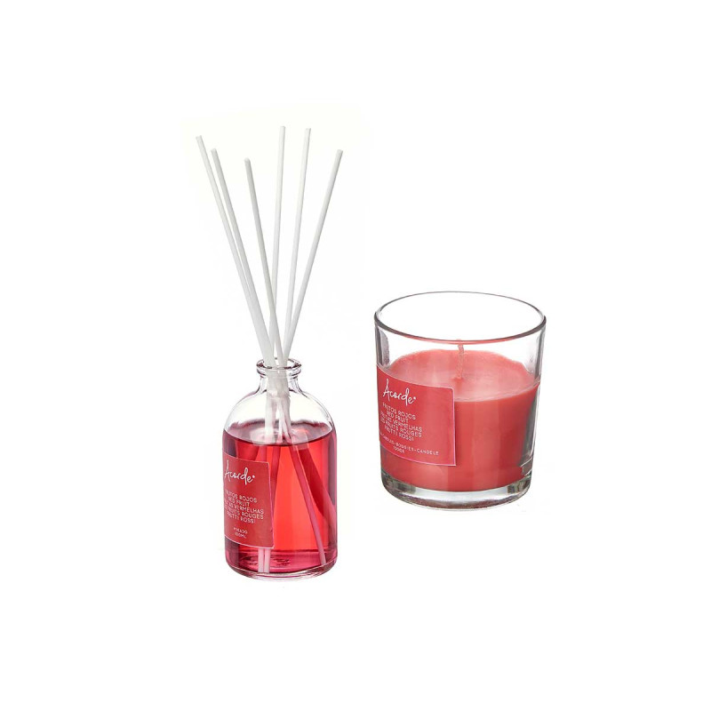 SET MIKADO 100ML CANDLE 30H RED FRUITS