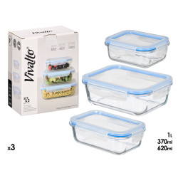 SET 3 COPERCHIO RETTANGOLARE IL PRANZO