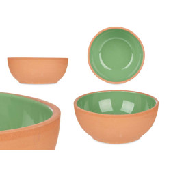 CIOTOLA TERRACOTTA 20CM COLORE VERDE