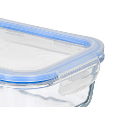 SET 3 BOITE A LUNCH RECTANGULAIRE COUVERCLE