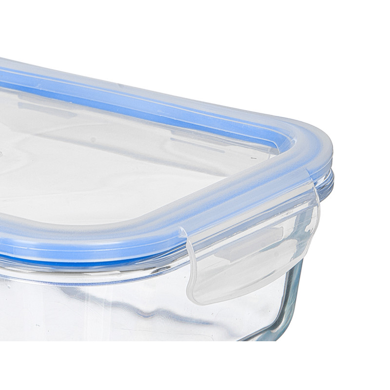 SET 3 BOITE A LUNCH RECTANGULAIRE COUVERCLE