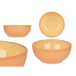 CIOTOLA TERRACOTTA 20CM COLORE GIALLO