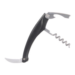 CAVATAPPI COLTELLO APRIBOTTIGLIE NERO METALLO