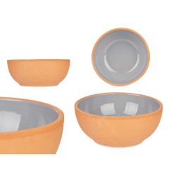 CIOTOLA TERRACOTTA 20CM COLORE GRIGIO