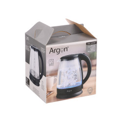 HERVIDOR NEGRO LED BOROSILICATO 1,8 L 