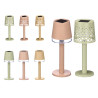 SOLAR LAMP WITH BASE ASSORTED 3 COLORS