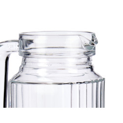 CARAFFA 1L QUADRATA RIGATA