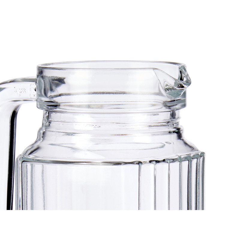 CARAFFA 1L QUADRATA RIGATA