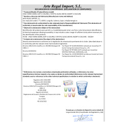 GOBELET EN VERRE 300 ML ASSORT 6 COULEURS 