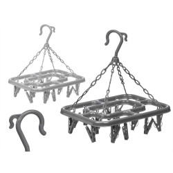 RECTANGULAR GREY CLOTHES DRYER
