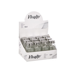 SALIÈRE EN VERRE CARRÉE