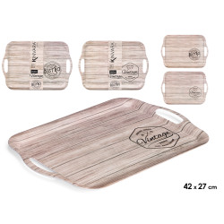 BANDEJA MELAMINA 42X27CM SURT 2 BISTRO