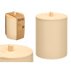 CONTENITORE PLASTICA COPERCHIO BAMBU BEIGE