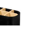 ORGANISATEUR PLASTIQUE BAMBOU 5 TROUS NOIR