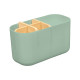 ORGANIZADOR PLASTICO BAMBU 5 FUROS VERDE