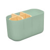 ORGANIZER PLASTICA BAMBU 5 FORI VERDE
