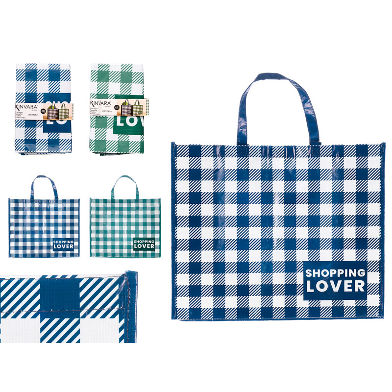 RAFFIA BAG 50X22CM ASSORTMENT 2 COL 42L