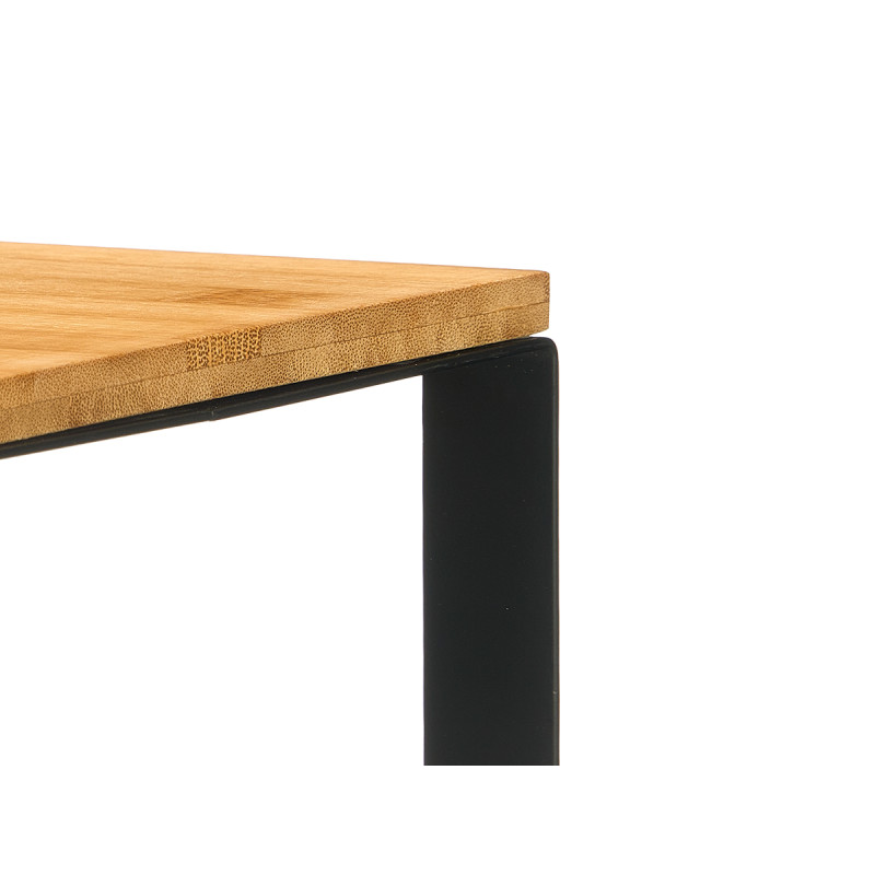 CONJ 2 PRATELEIRAS BAMBU COM PERNAS 30X19,5CM