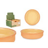CASSEROLE TERRE CUITE ROND 16CM JAUNE