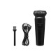 BLACK 3 HEAD SHAVER 600MAH USB