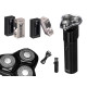 RASOIO 3 TESTINE FORMA NERA 500MAH USB
