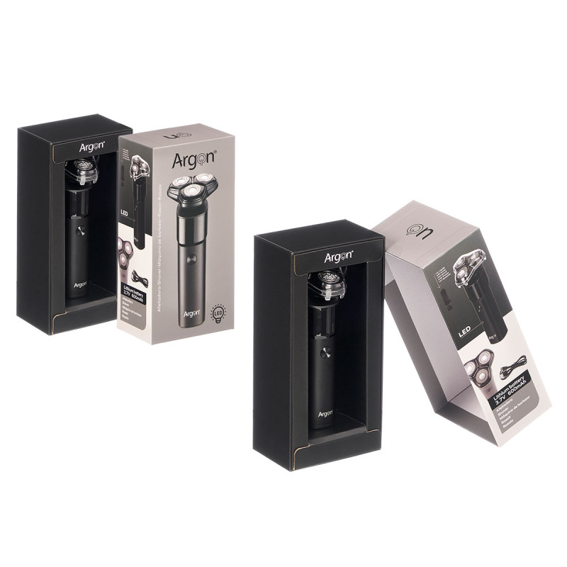 RASOIR 3 TÊTES FORME NOIRE 500MAH USB