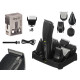 SET CORTA-CABELO 12 ACC SUPORTE PRETO 600MAH USB T