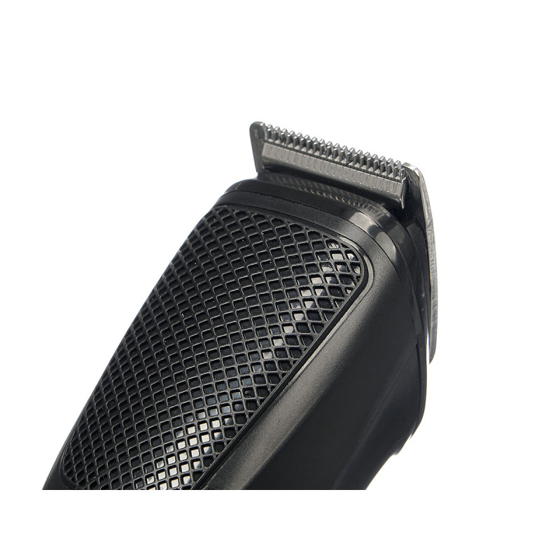 SET TAGLIACAPELLI 12 ACC SUPPORTO NERO 600MAH USB