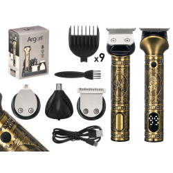 SET TAGLIACAPELLI METALLO 13 ACC SUPPORTO 1500