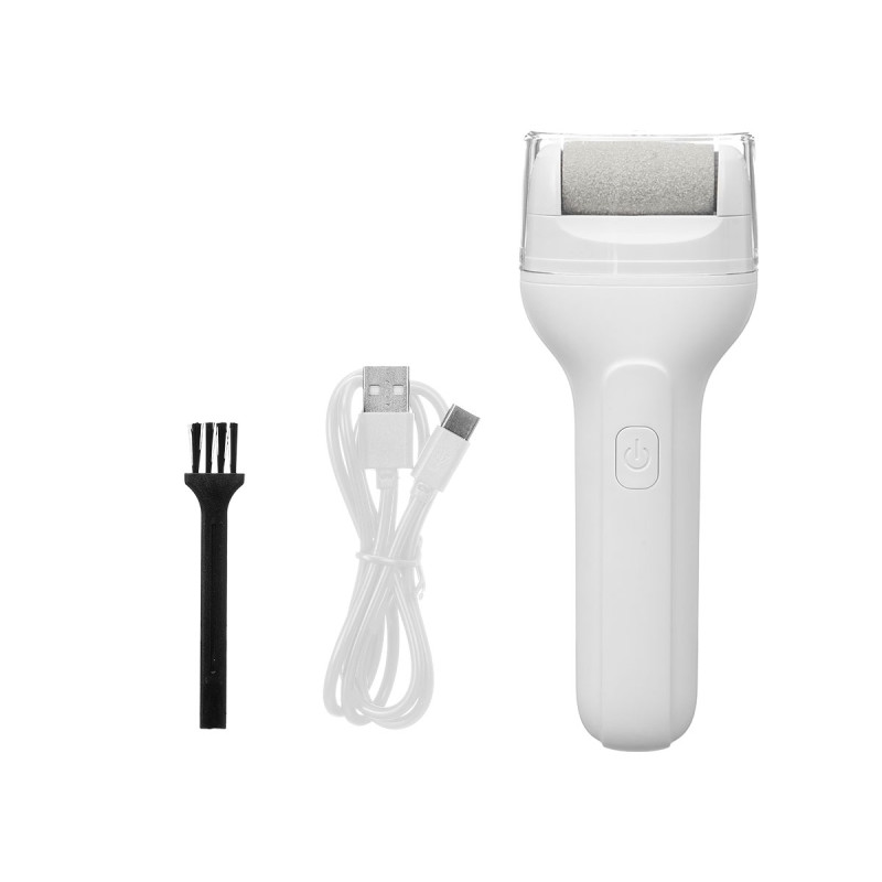 WHITE ELECTRIC FOOT FILE 1200MAH USB C