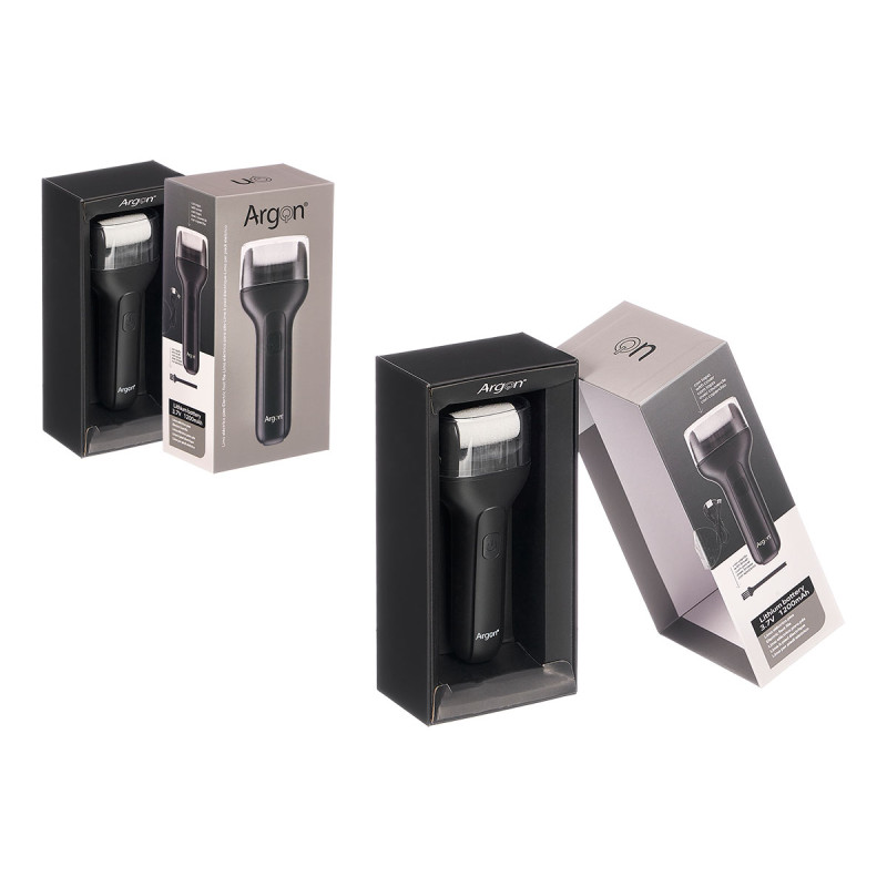 LIMA ELECTRICA PIES NEGRA 1200MAH USB C