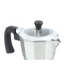 CAFFETTIERA IN ALLUMINIO 6 TAZZE COPERCHIO TRASPAR
