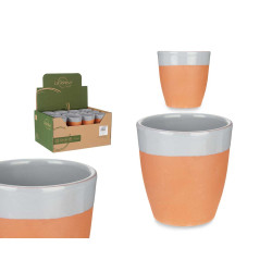 BICCHIERE TERRACOTTA 330ML GRIGIO