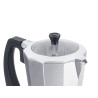 ALUMINUM COFFEE MAKER 9 CUPS TRANSPARENT LID