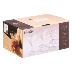 COPO MARTINI 220ML TRANSPARENTE CORTADO