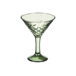 COPA TROQUELADA MARTINI 220ML VERDE