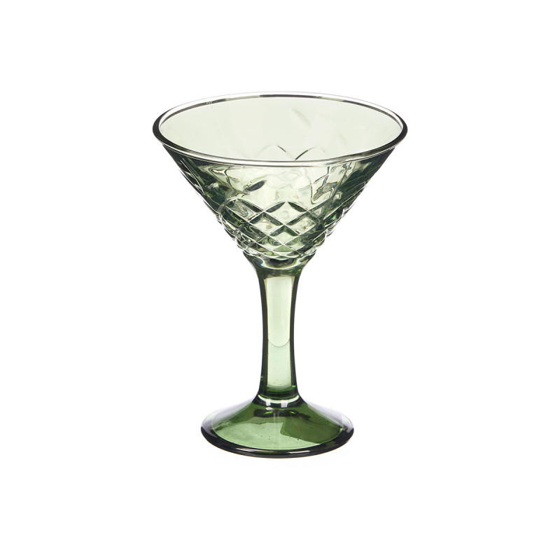 COPA TROQUELADA MARTINI 220ML VERDE