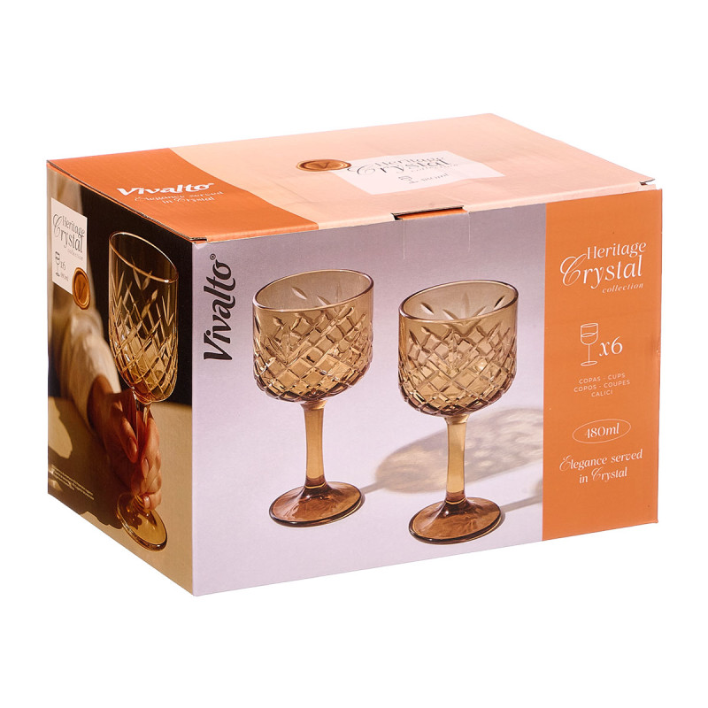 COPO RECORTADO 480ML AMBAR