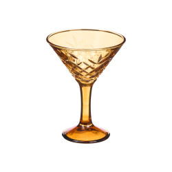 COPPA MARTINI TAGLIATA 220ML AMBRA