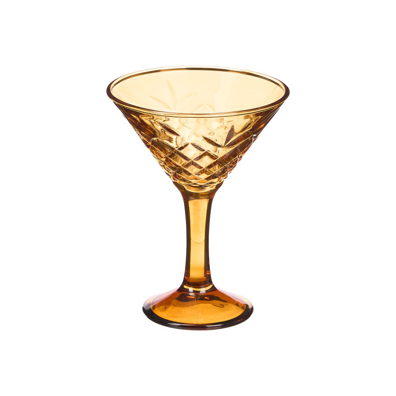 COUPE MARTINI DÉCOUPÉ 220ML AMBRE