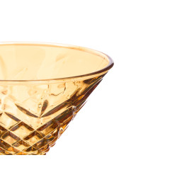 COPA TROQUELADA MARTINI 220ML AMBAR