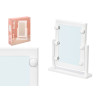 WHITE 6 LED VANITY MIRROR