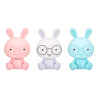 CHILDREN NIGHT LIGHT RABBIT ASRT 3 COLOR