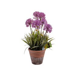 FIORE ARTIFIC GAMBO VASO CEMENTO ASS4