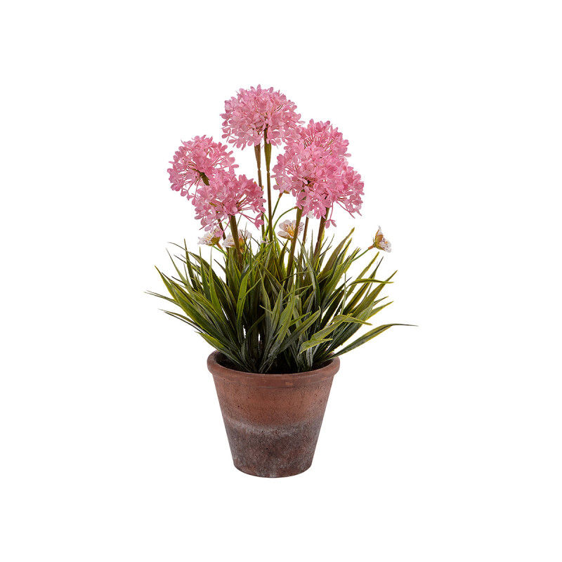FLOR ARTIFICIAL CAULES VASO CIMENTO SORT