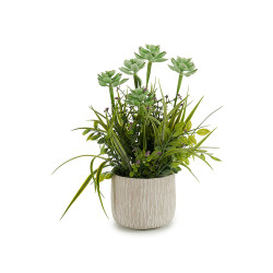 ARTIFIC PLANT STEM CONCRETE FLOWERPOT S3