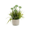 ARTIFIC PLANT STEM CONCRETE FLOWERPOT S3