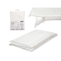 HOUSSE MACHINE LAVER REMBOURRÉE 63X58X85CM BLANC