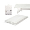 HOUSSE MACHINE LAVER REMBOURRÉE 63X58X85CM BLANC