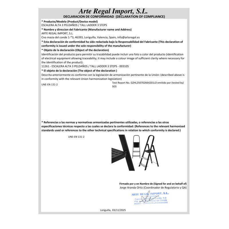 SCALA ALTA 3 GRADINI